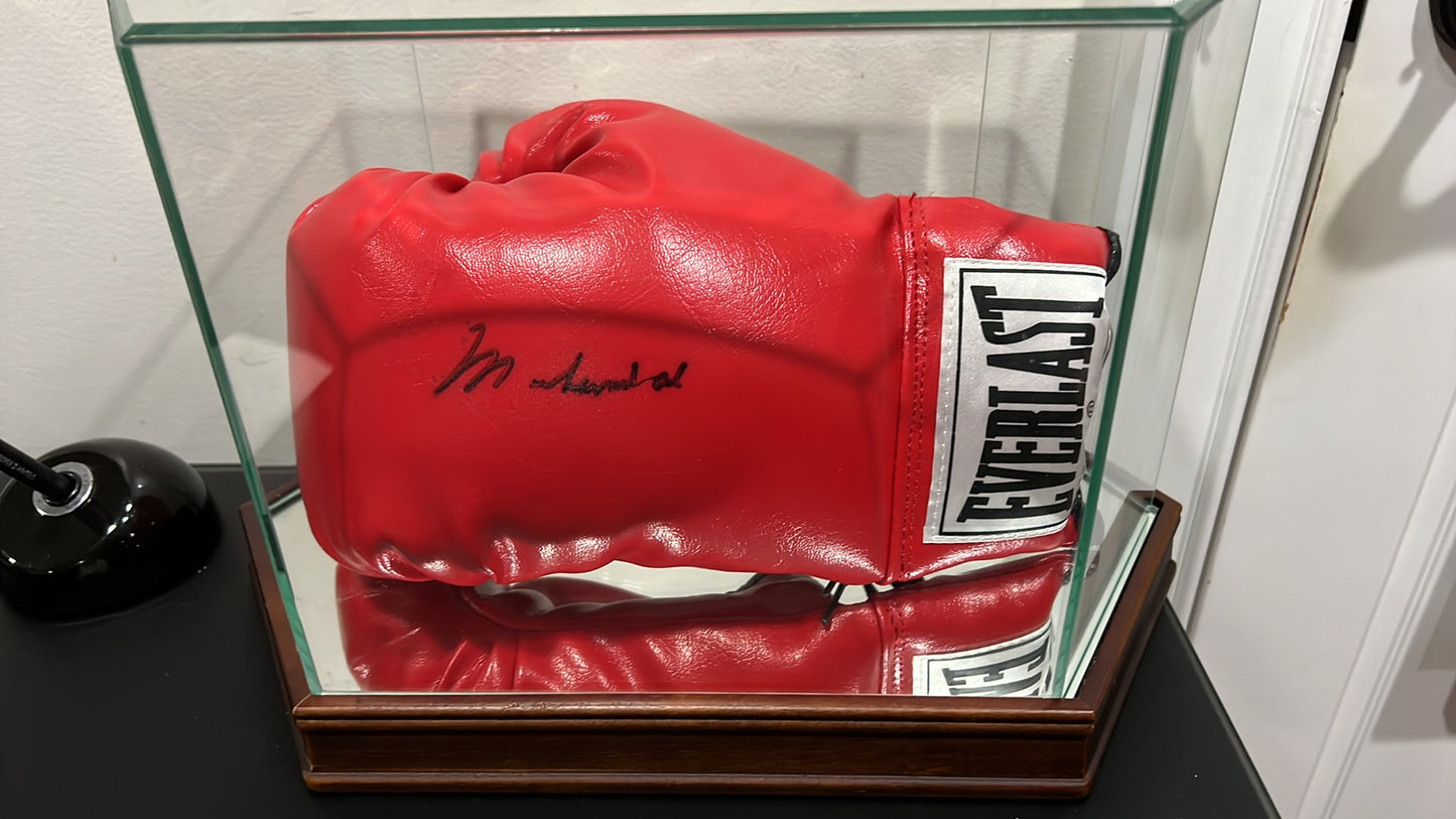 Muhammad Ali hand signed leather ever last glove jsa authenticated