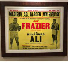 Muhammad Ali vs Joe Frazier Onsite poster 1971 Madison Square Garden